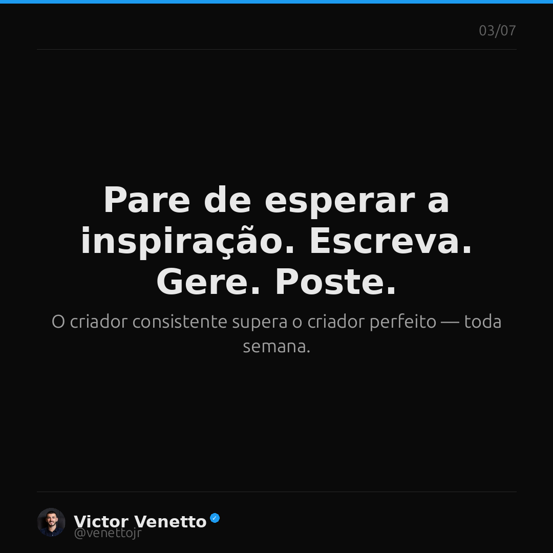 Carrossel gerado pelo PostFlow