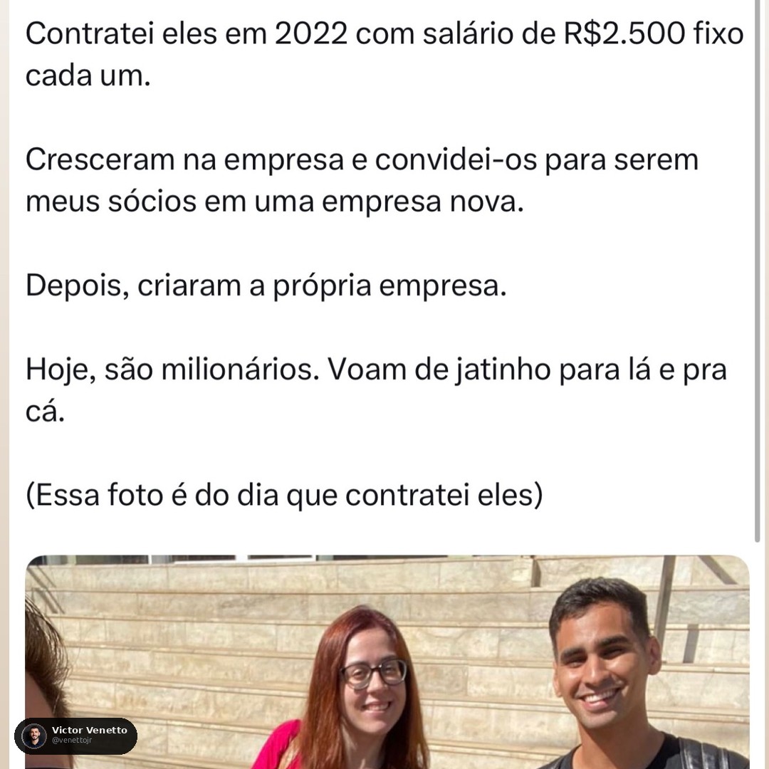Post clonado com identidade substituída